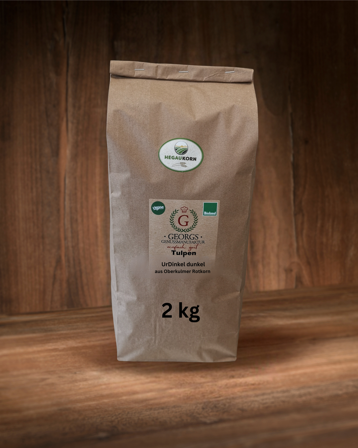 Tulpen UrDinkel dunkel Nudeln vegan Bioland 2 kg