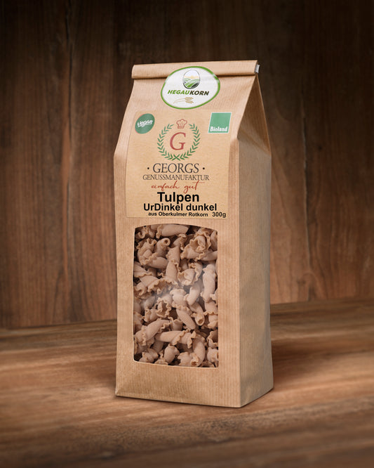 Tulpen UrDinkel dunkel Nudeln vegan Bioland 300 g