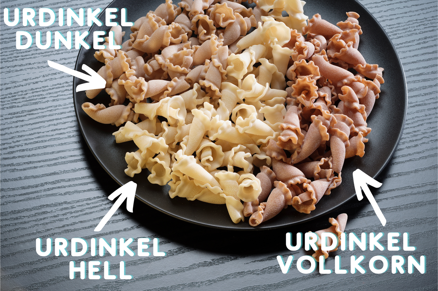Tulpen UrDinkel dunkel Nudeln vegan Bioland 5 kg
