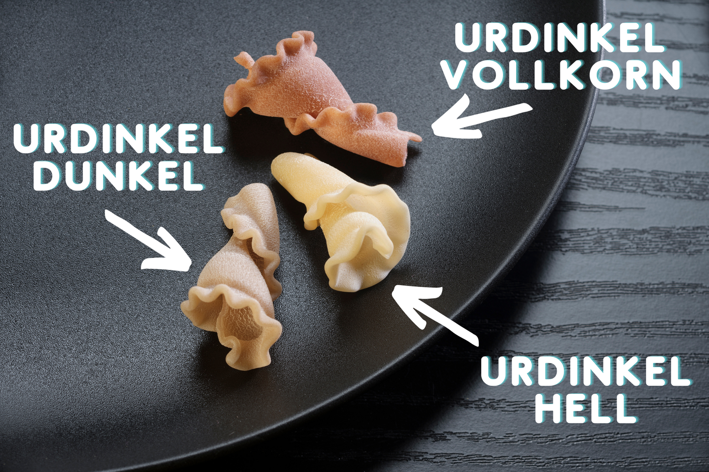 Tulpen UrDinkel dunkel Nudeln vegan Bioland 5 kg