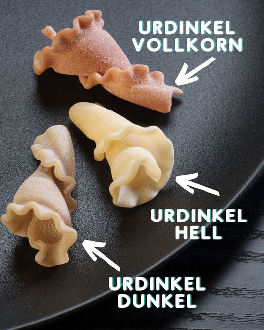 Tulpen UrDinkel dunkel Nudeln vegan Bioland 2 kg